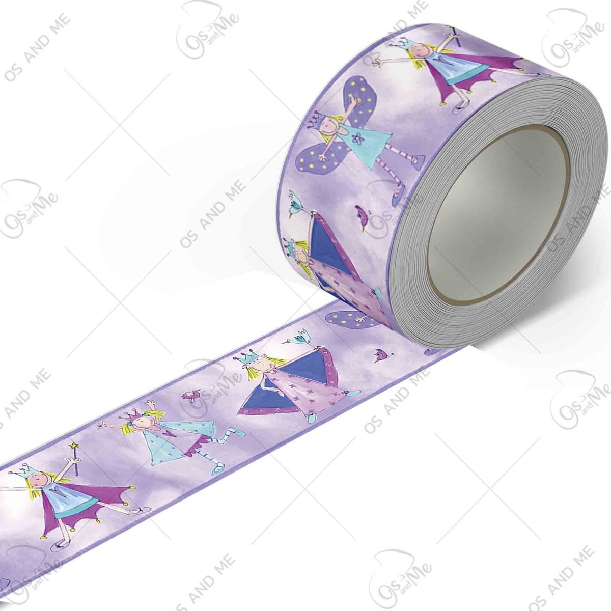 GENERICO - Cenefa Infantil Autoadhesiva para niñas – Hadas en Acuarela – 5.92 mts