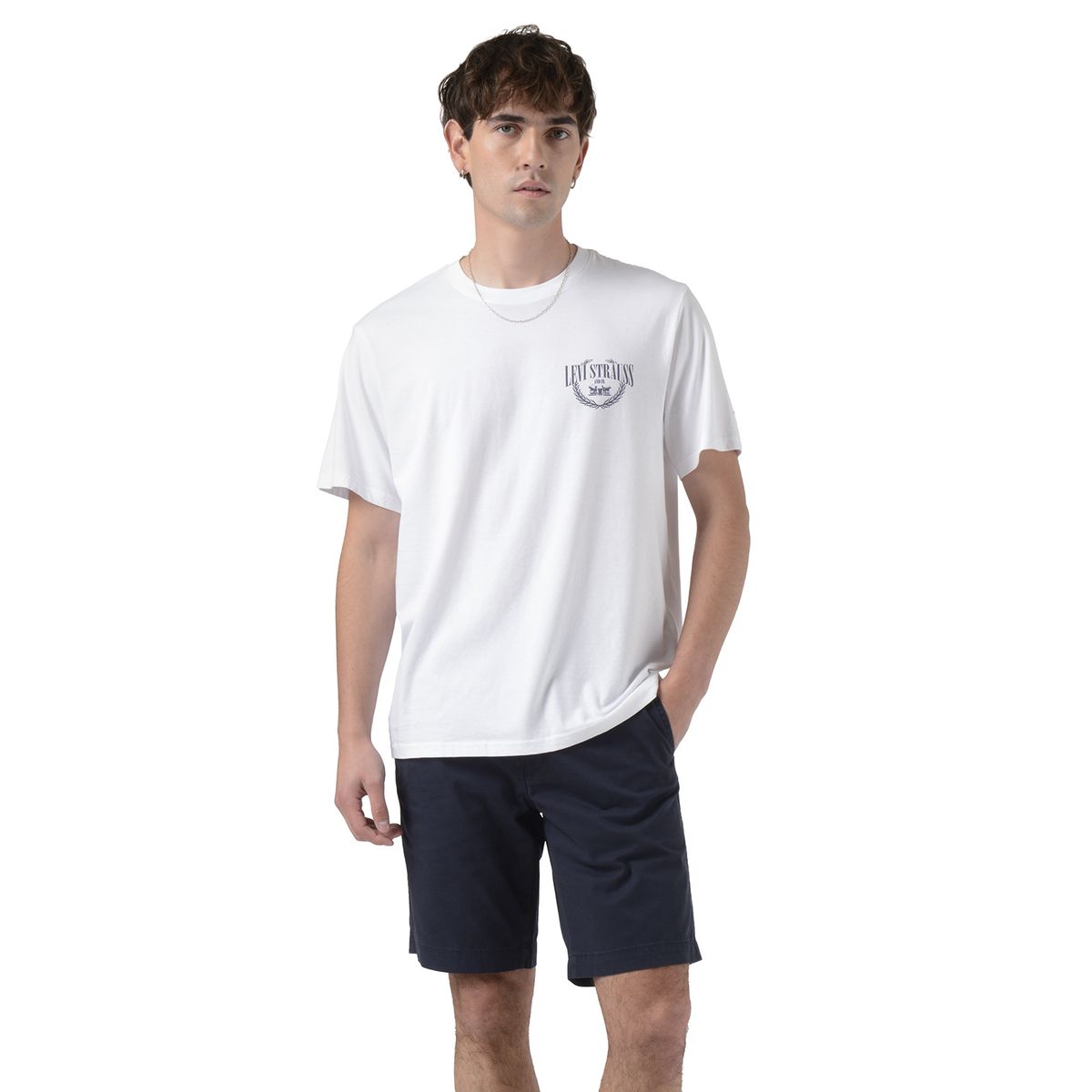 LEVIS - Polo Hombre Relaxed Fit Tee Blanco Levis