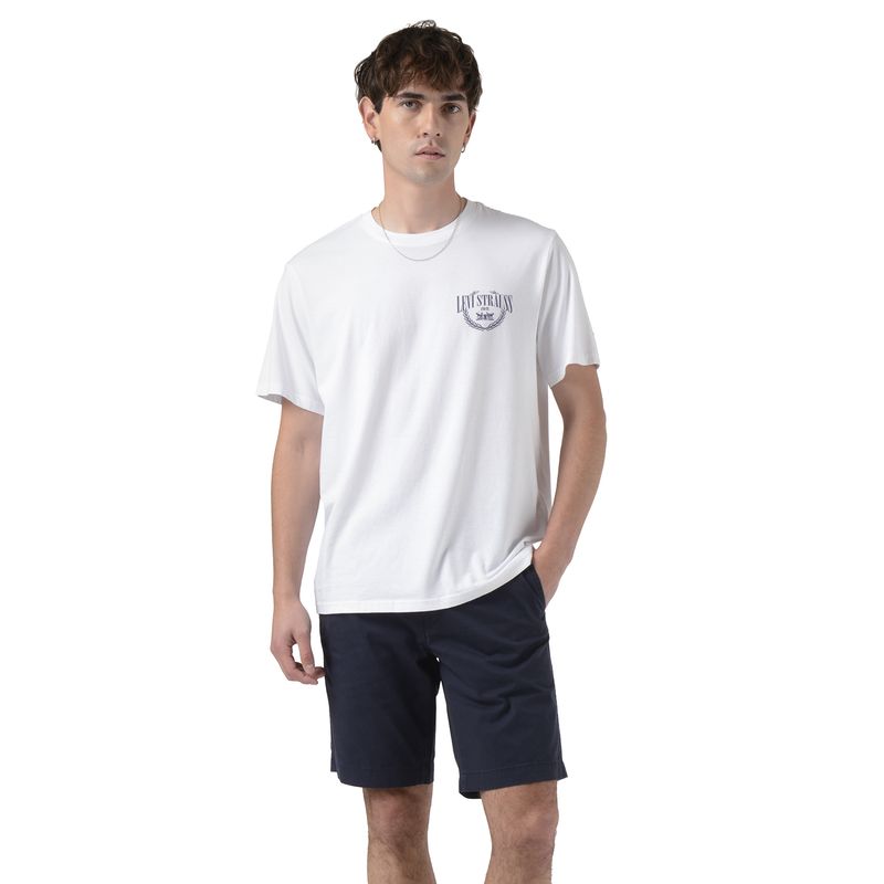 LEVIS - Polo Hombre Relaxed Fit Tee Blanco Levis