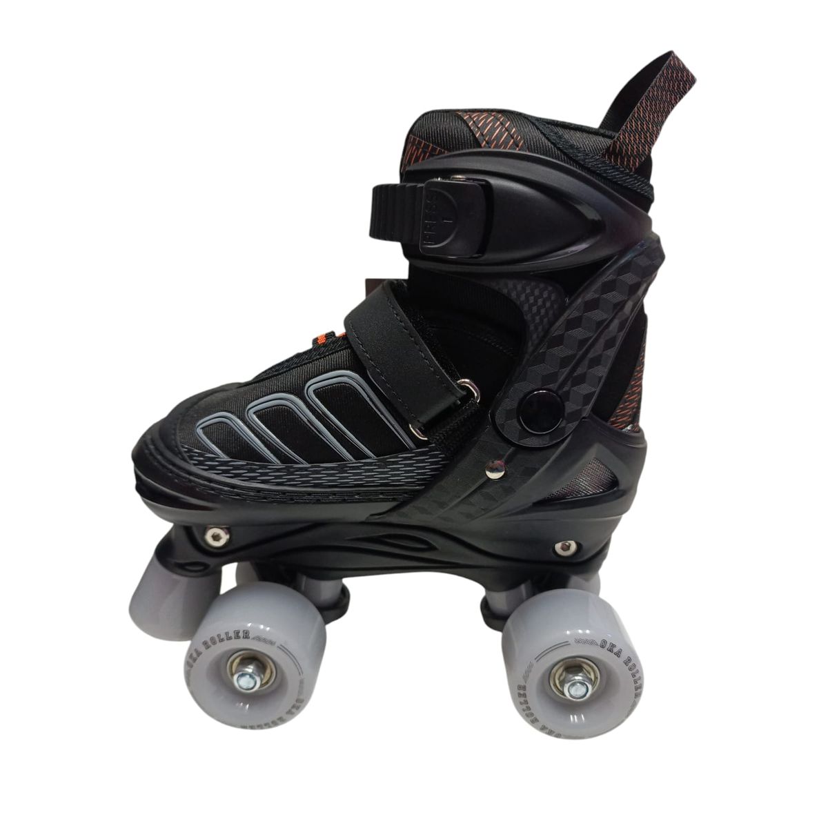 OKA - PATINES 4 RUEDAS OKA NEGRO TALLA S REGULABLE 30-33