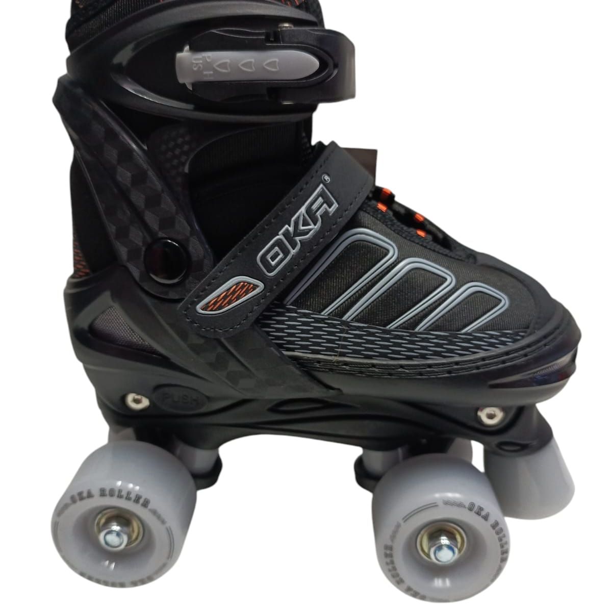 OKA - PATINES 4 RUEDAS OKA NEGRO TALLA S REGULABLE 30-33