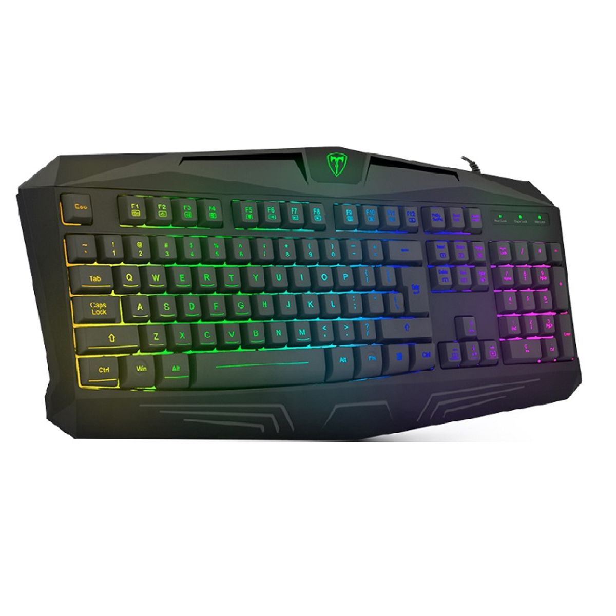 T-DAGGER - Teclado Gamer T-dagger Tanker Rainbow T-tgk106