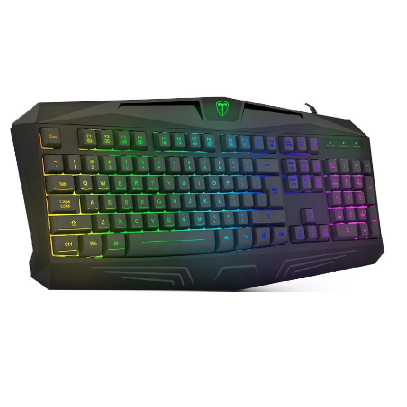 T-DAGGER - Teclado Gamer T-dagger Tanker Rainbow T-tgk106
