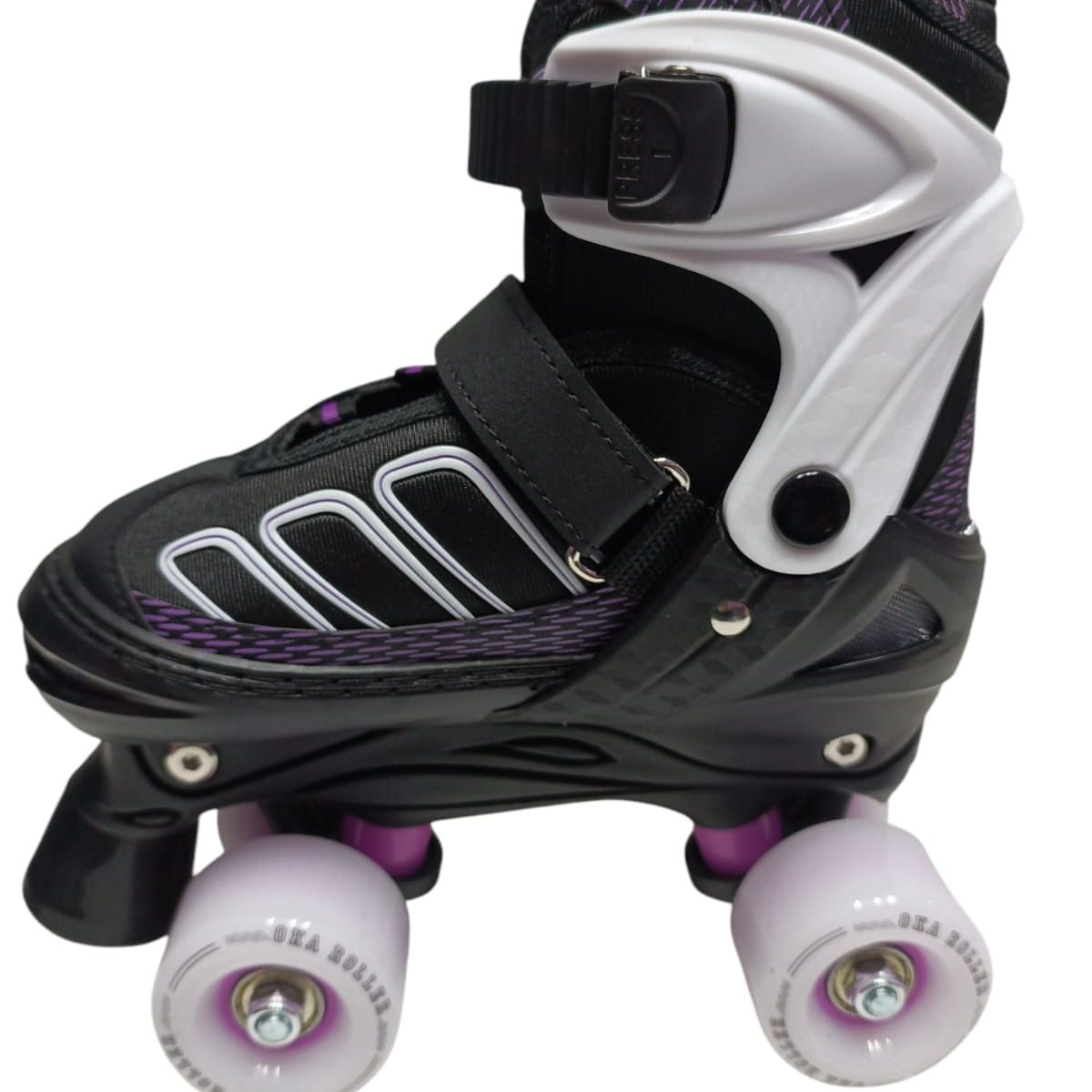 OKA - PATINES 4 RUEDAS OKA MIX CON NEGRO TALLA S REGULABLE 30-33