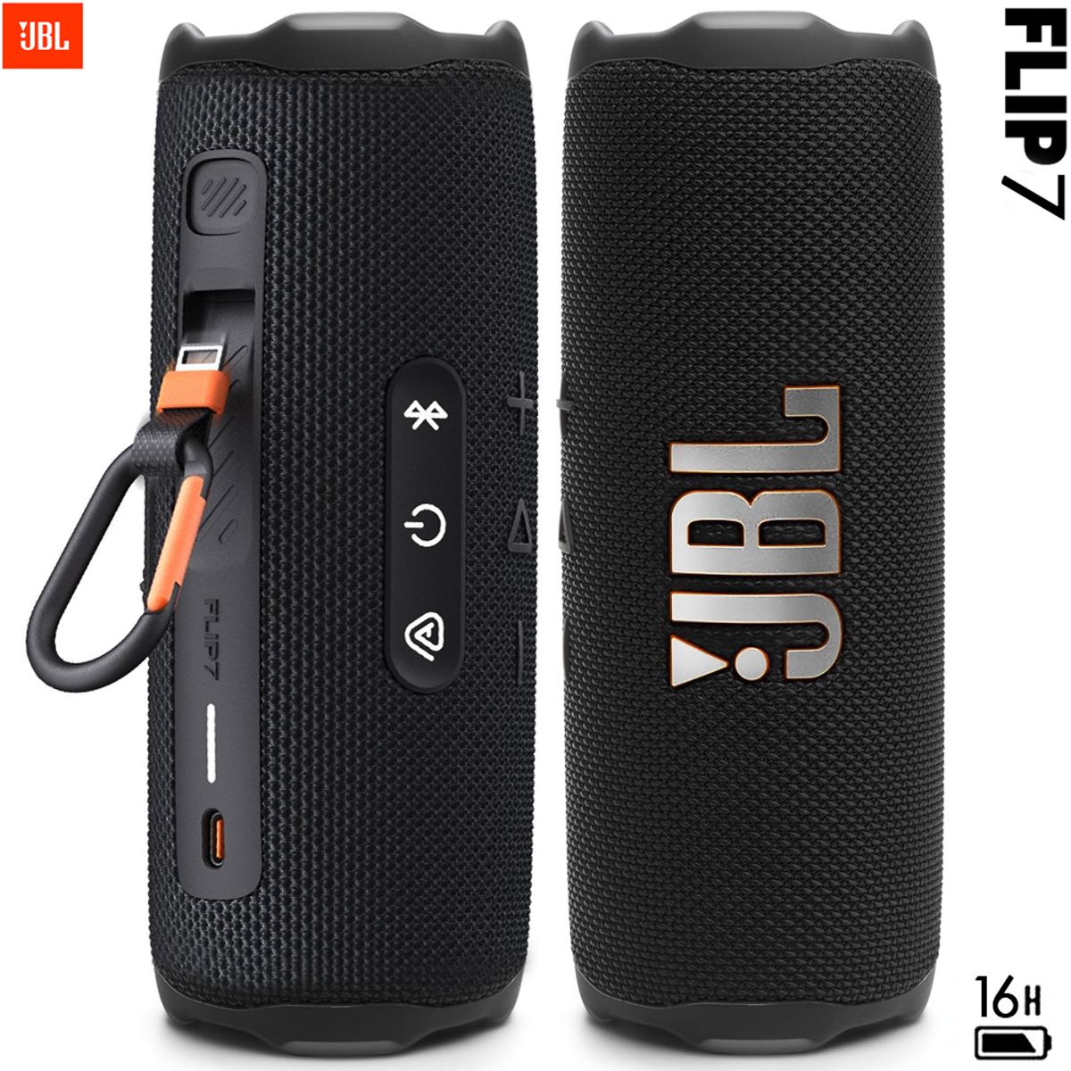 JBL - JBL Flip 7 Parlante Bluetooth 5.4 Acuatico Extra Bass IP68
