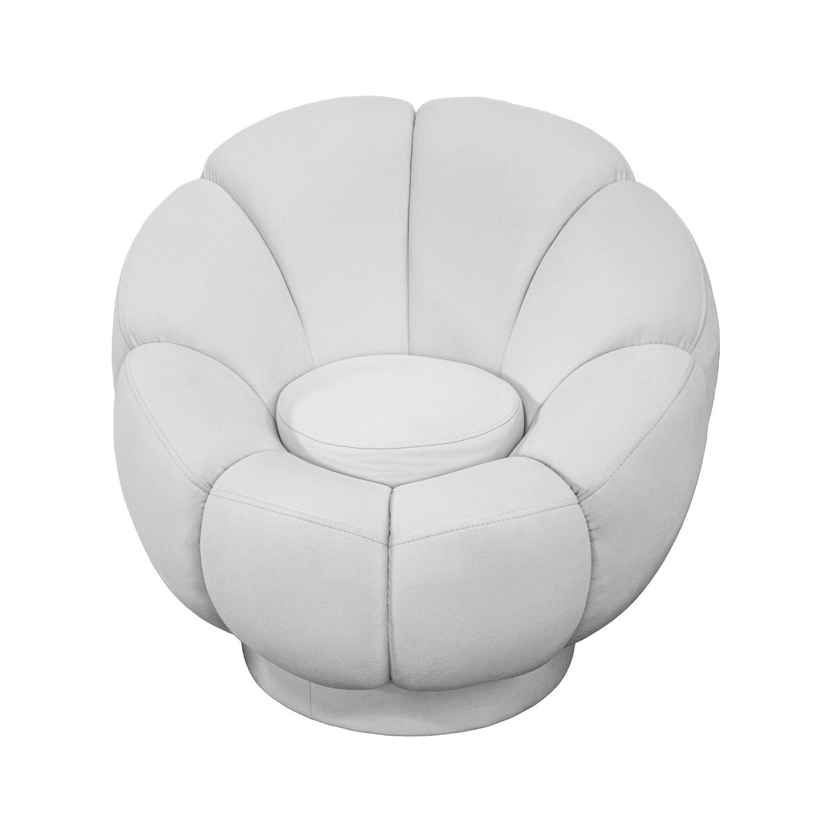 BH BARAKA HOME PREMIUM - Butaca Giratoria Blossom - Ivory