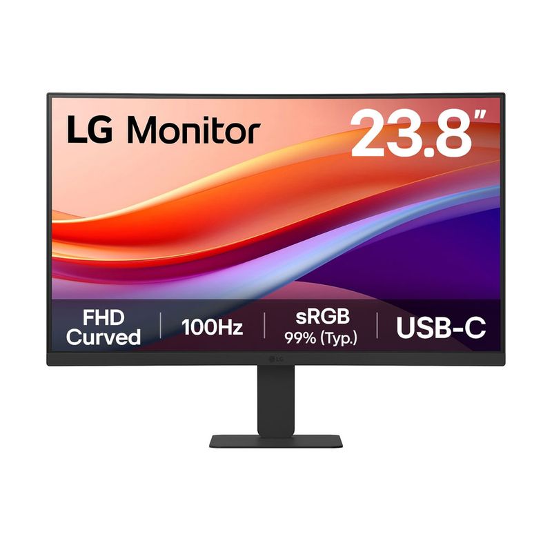 LG - MONITOR LG 24U421A-B CURVO 23.8 100HZ/5MS FHD VA/USB-C/HDMI