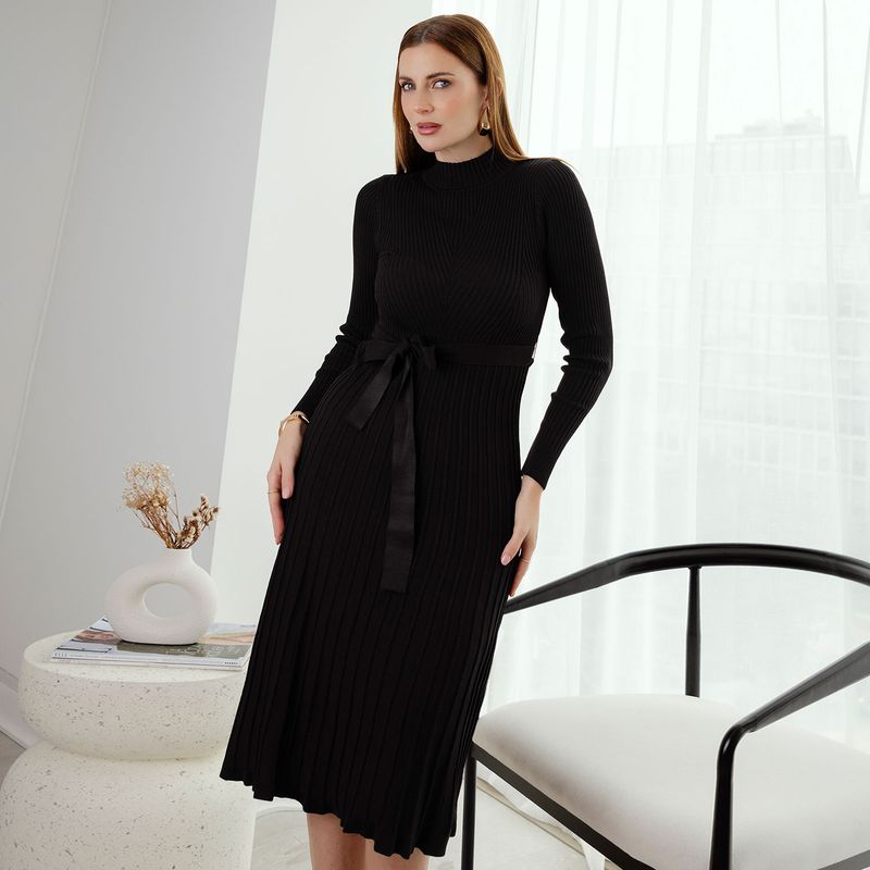 TEILOR - VESTIDO DE HILO MIDI DE MUJER