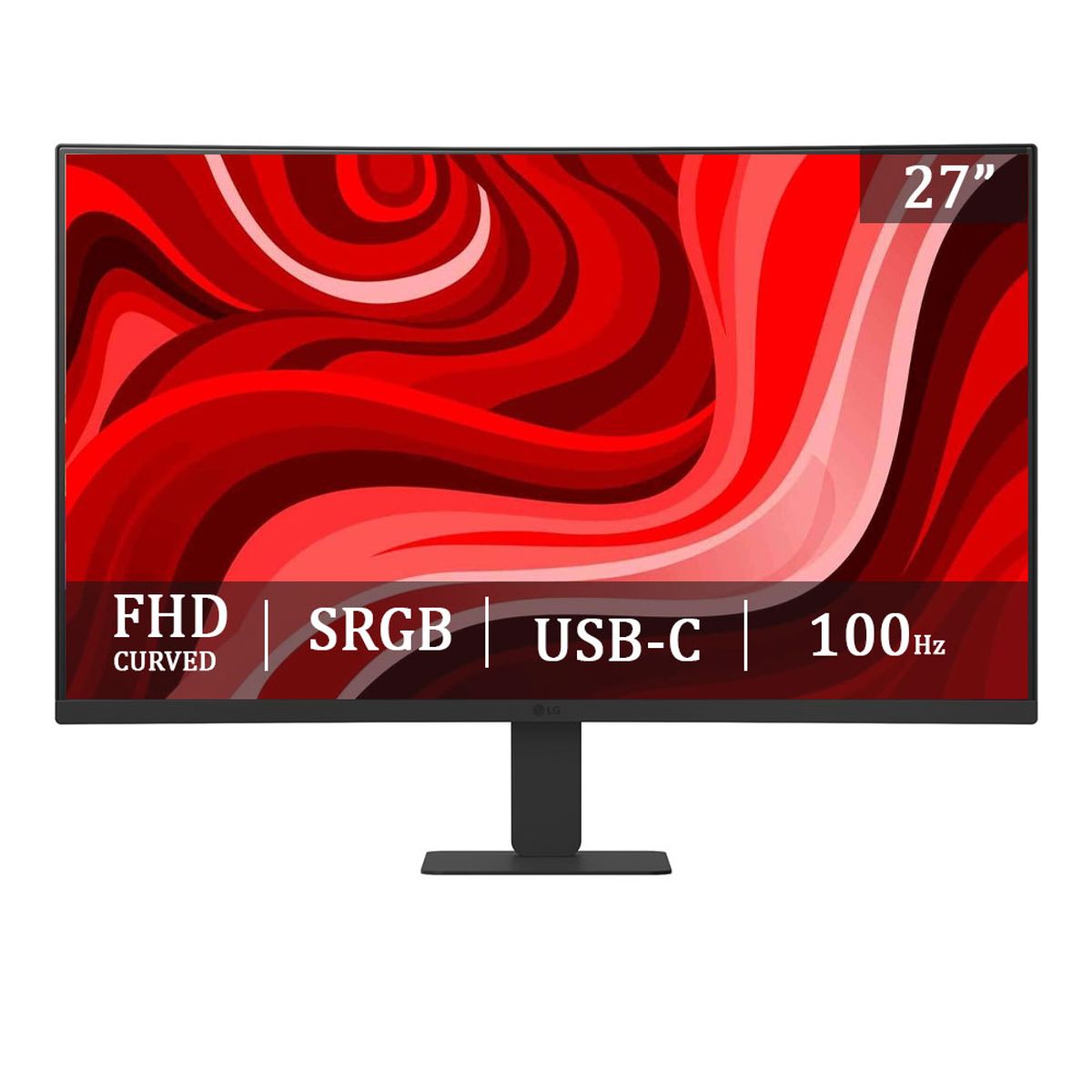 LG - MONITOR LG 27U421A-B CURVO 100HZ 5MS FHD VA USB-C HDMI 27