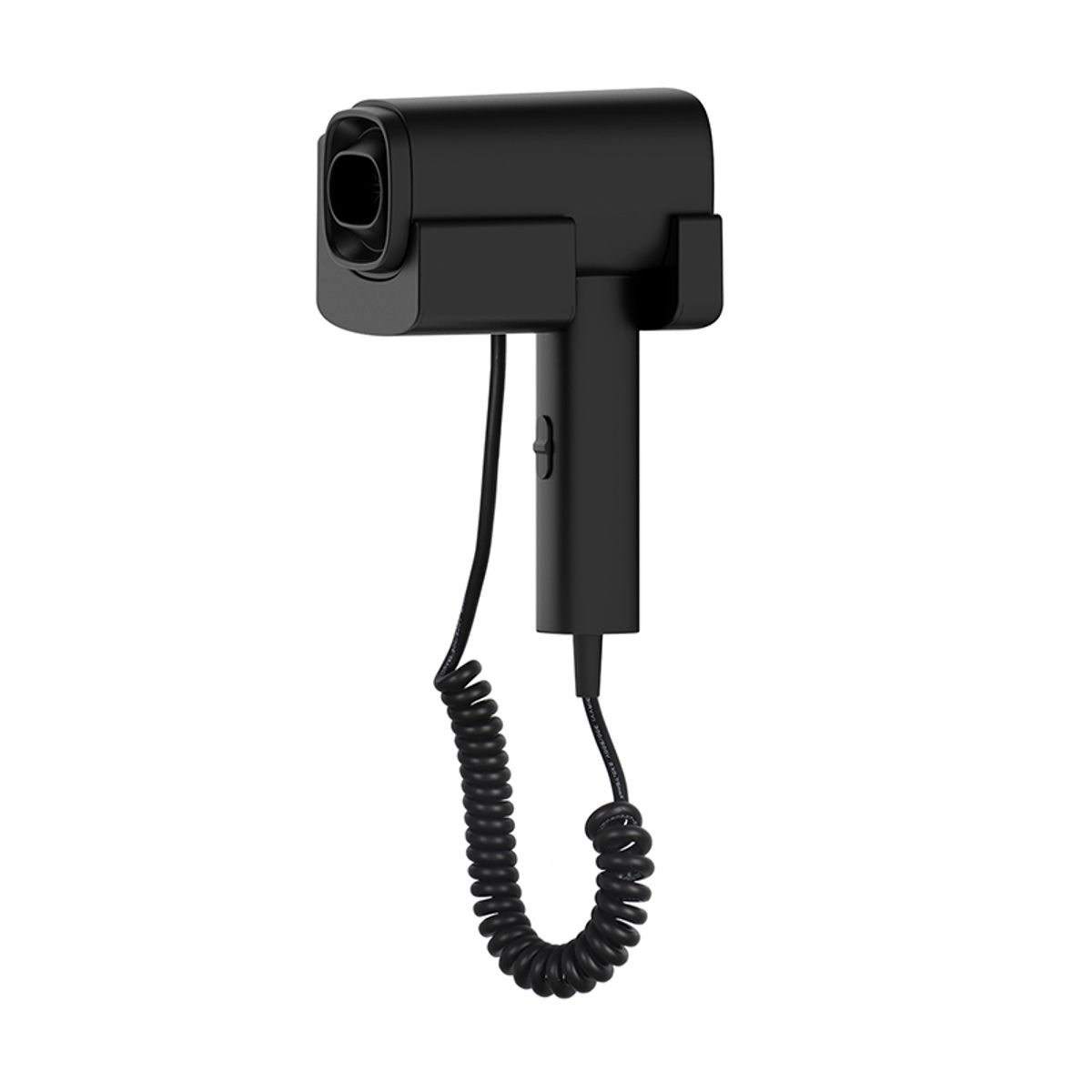 EXORIAM - Secador de Cabello a Pared para Hotel Color negro