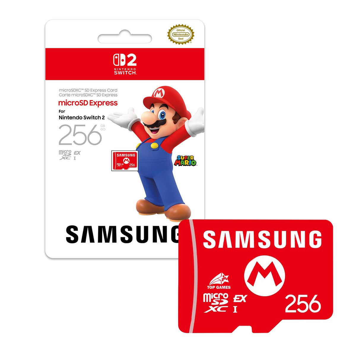 SAMSUNG - MEMORIA MICRO SD EXPRESS 256GB NINTENDO SWITCH 2