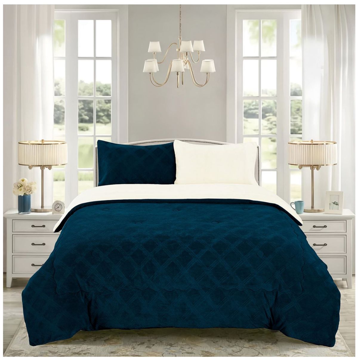 CASATEX - EDREDÓN PIEL DE ÁNGEL CON PIEL DE ÁNGEL 2PLZ