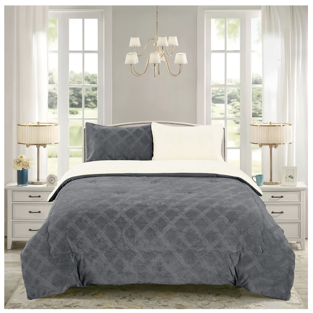 CASATEX - EDREDÓN PIEL DE ÁNGEL CON PIEL DE ÁNGEL 2PLZ