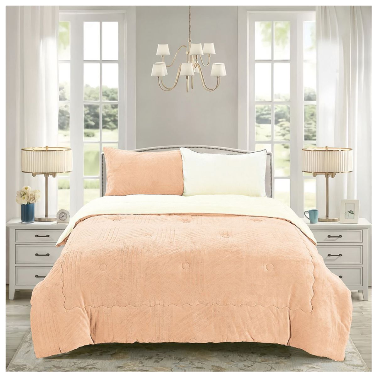 CASATEX - EDREDÓN PIEL DE ÁNGEL CON PIEL DE ÁNGEL 2PLZ