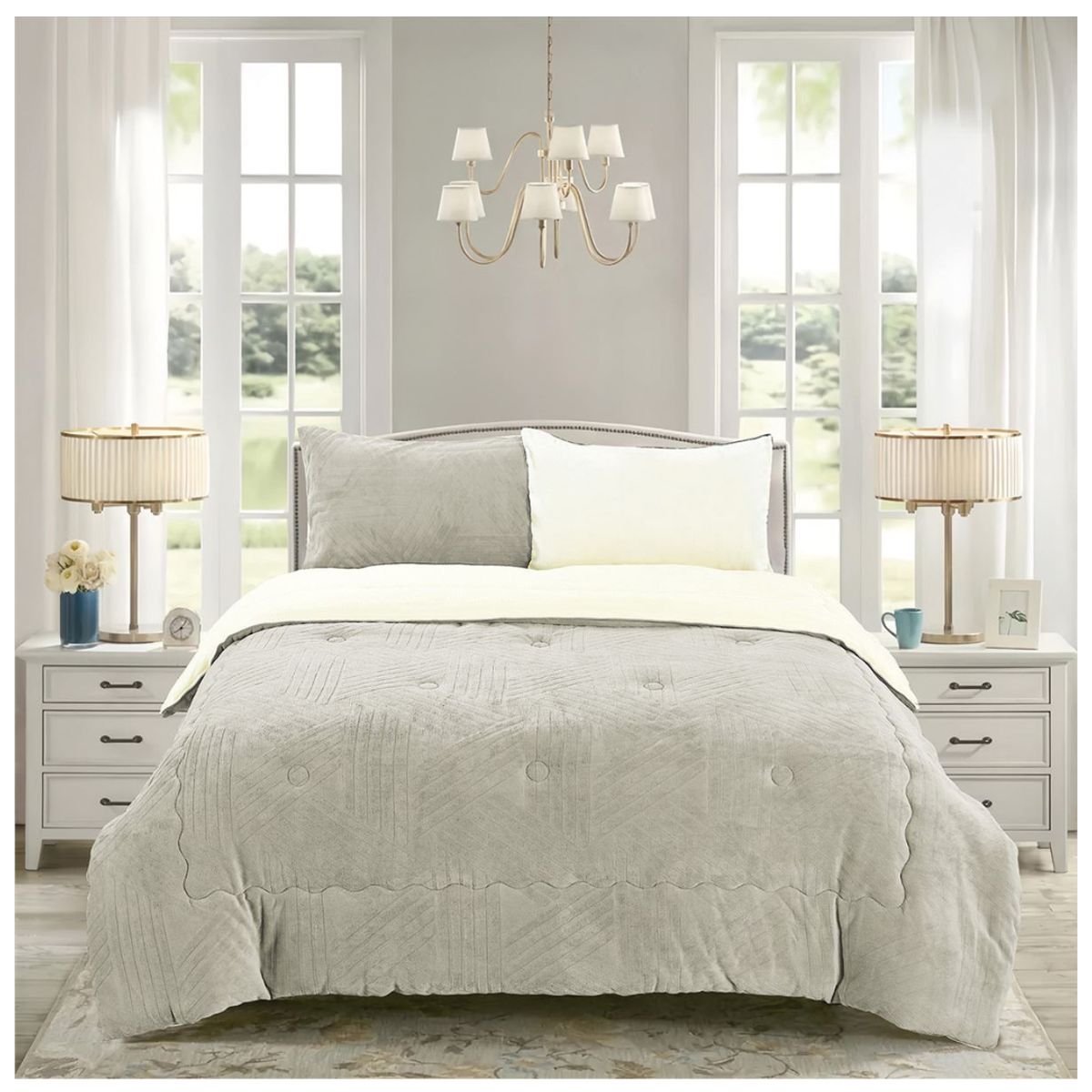 CASATEX - EDREDÓN PIEL DE ÁNGEL CON PIEL DE ÁNGEL 2PLZ