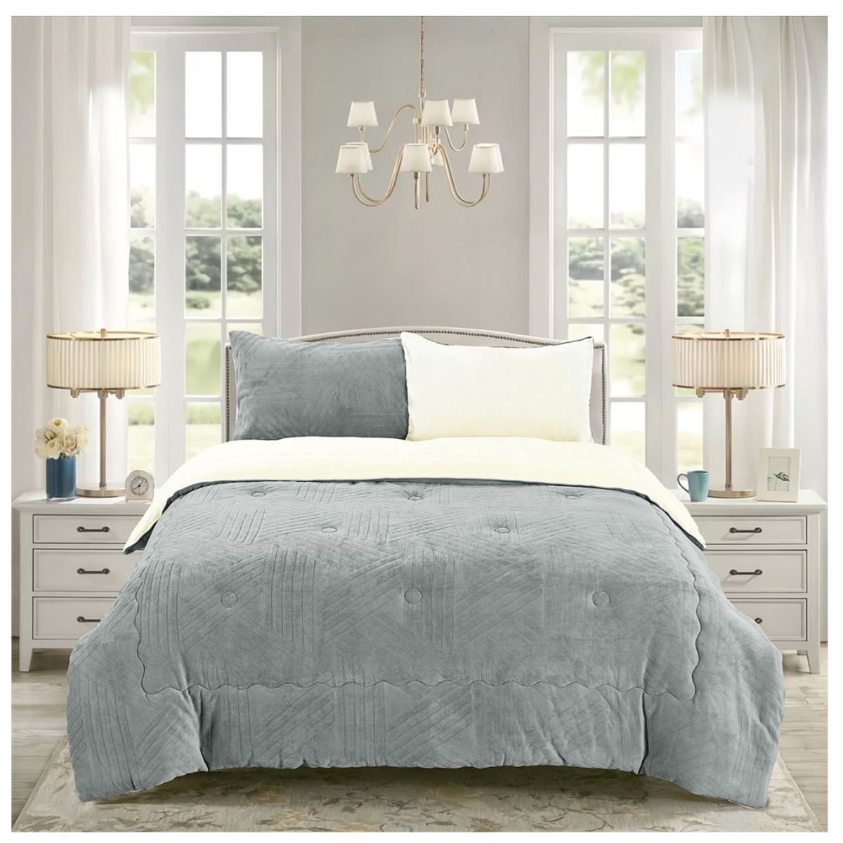 CASATEX - EDREDÓN PIEL DE ÁNGEL CON PIEL DE ÁNGEL 2PLZ