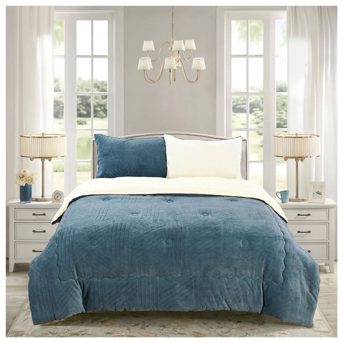 CASATEX - EDREDÓN PIEL DE ÁNGEL CON PIEL DE ÁNGEL 2PLZ