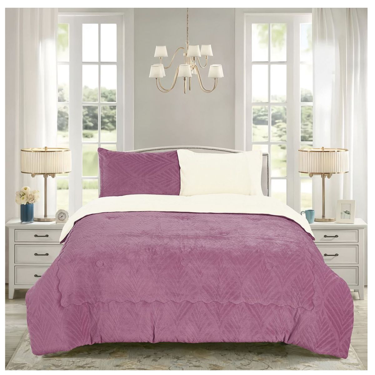 CASATEX - EDREDÓN PIEL DE ÁNGEL CON PIEL DE ÁNGEL 2PLZ