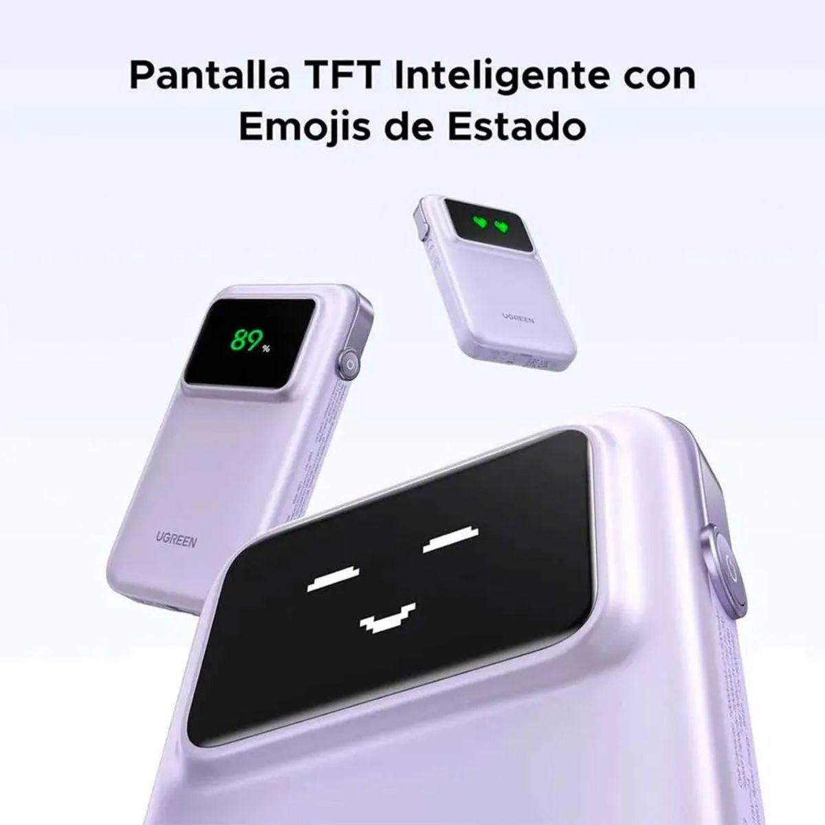 UGREEN - UGREEN Power Bank Uno 10000 mAh Magnetic Wireless Purpura