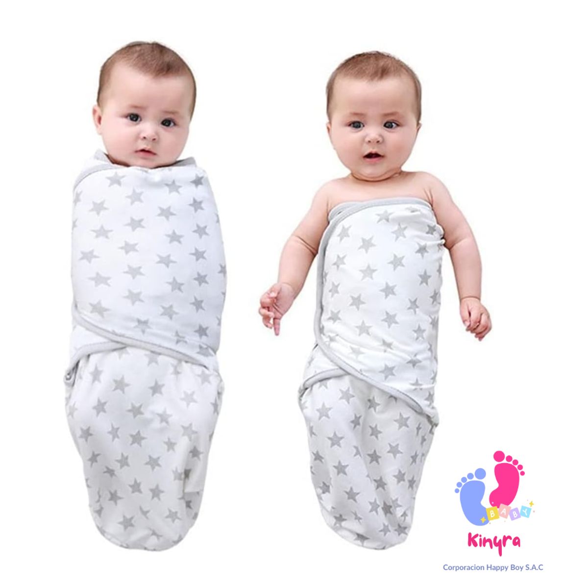 MARCA - Manta Envolvente Para Niño Bebé X3