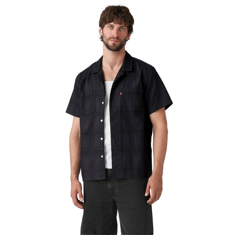 LEVIS - Camisa Hombre S/s Classic Camper Negro Levis