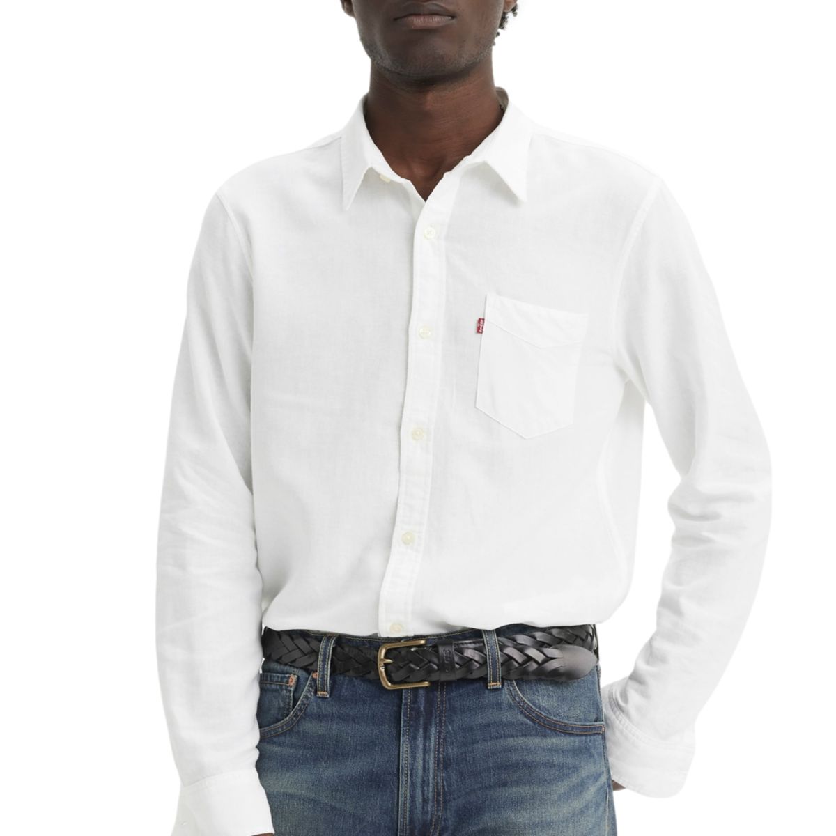 LEVIS - Camisa Hombre Sunset Pocket Standard Blanco Levis