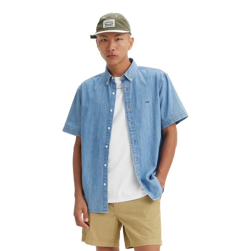 LEVIS - Camisa Hombre Authentic Button Down Azul Levis