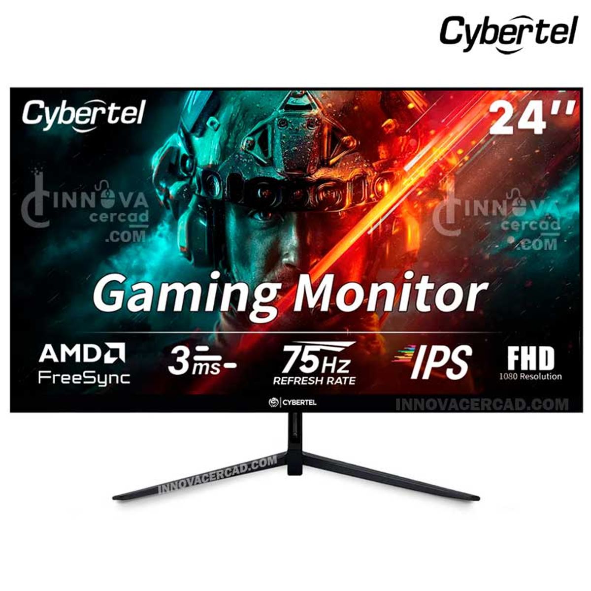 CYBERTEL - Monitor Gaming Cybertel MF24FC de 24 Full HD IPS 75hz 03ms