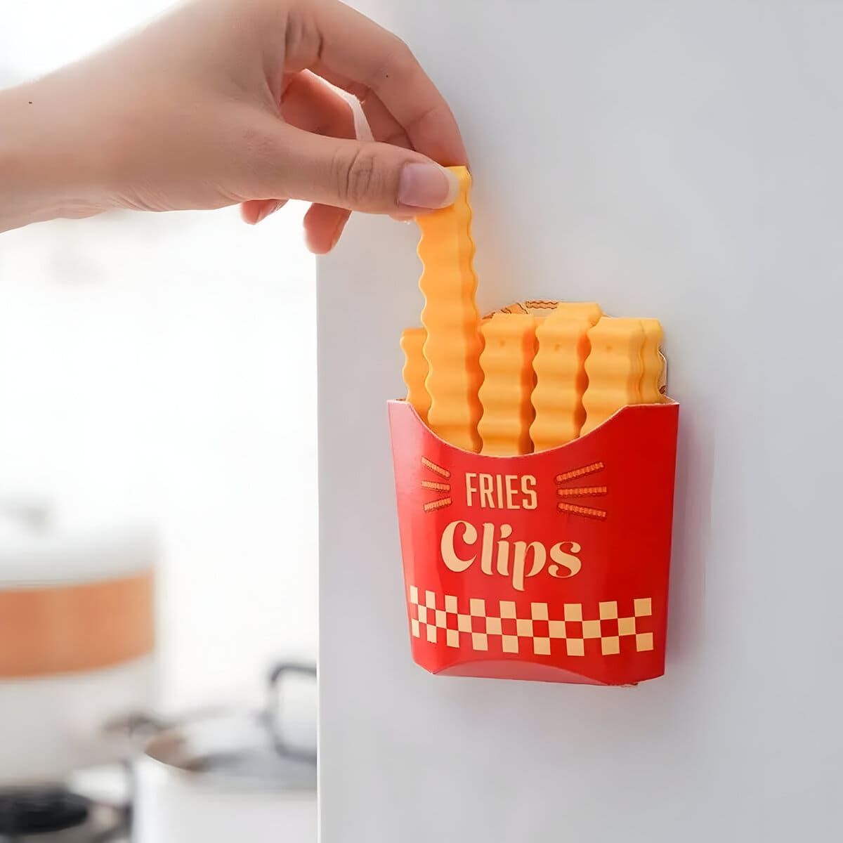 ELMEJORPRECIO - Set De Clips Modelo Papas Fritas