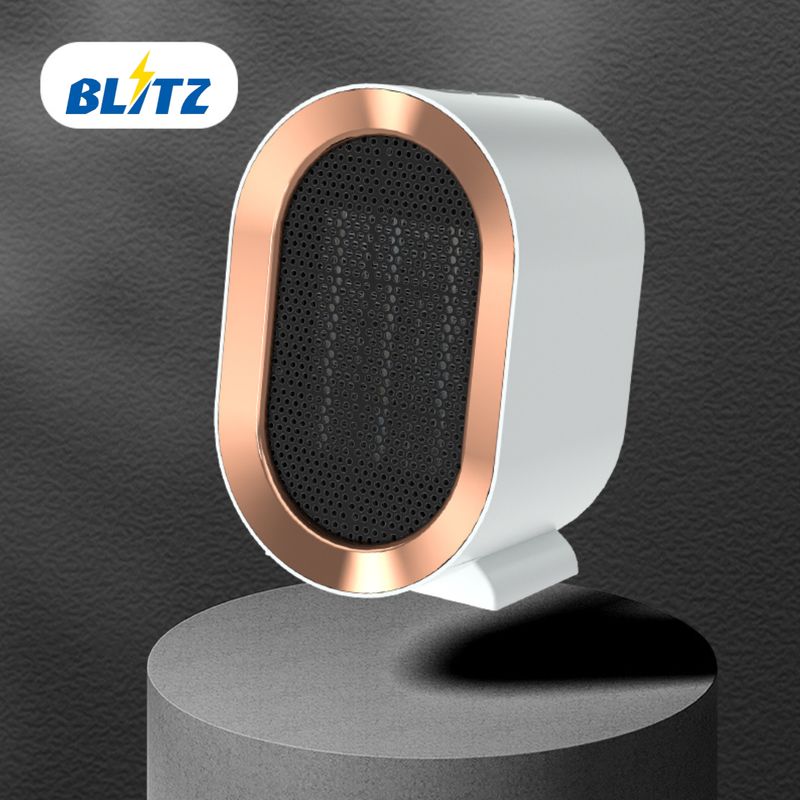 BLITZ - Calentador Eléctrico de Escritorio Blanco