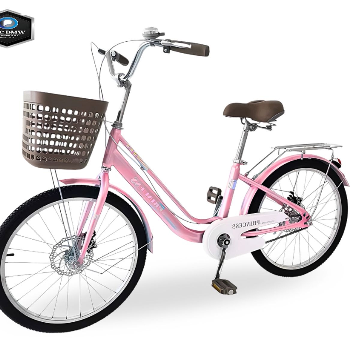 GENERICO - Bicicleta vintage ROSADO ARO 16