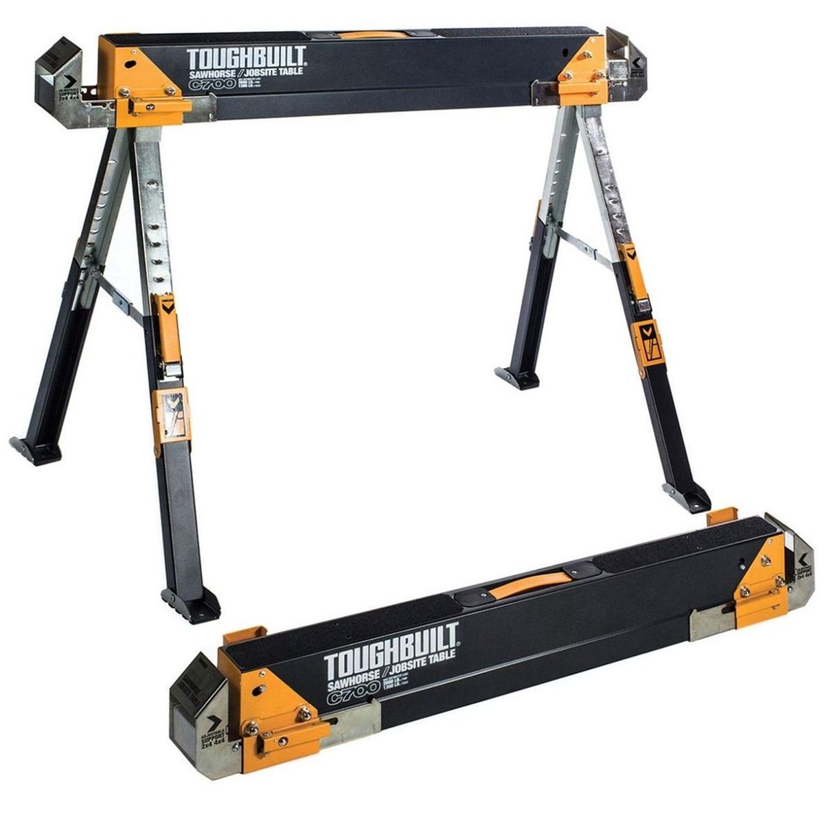 TOUGHBUILT - Caballete de Trabajo 600 Kg ToughBuilt TB-C700