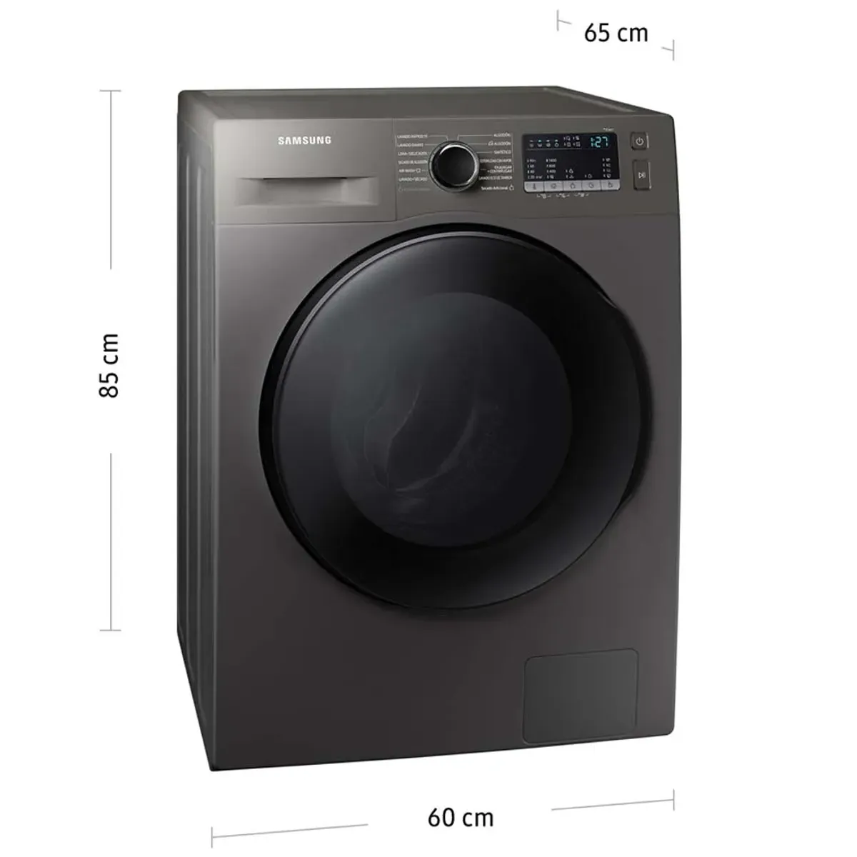 SAMSUNG - Lavaseca SAMSUNG Carga Frontal 11 Kg/7 Kg WD11T4046BXPE Inox