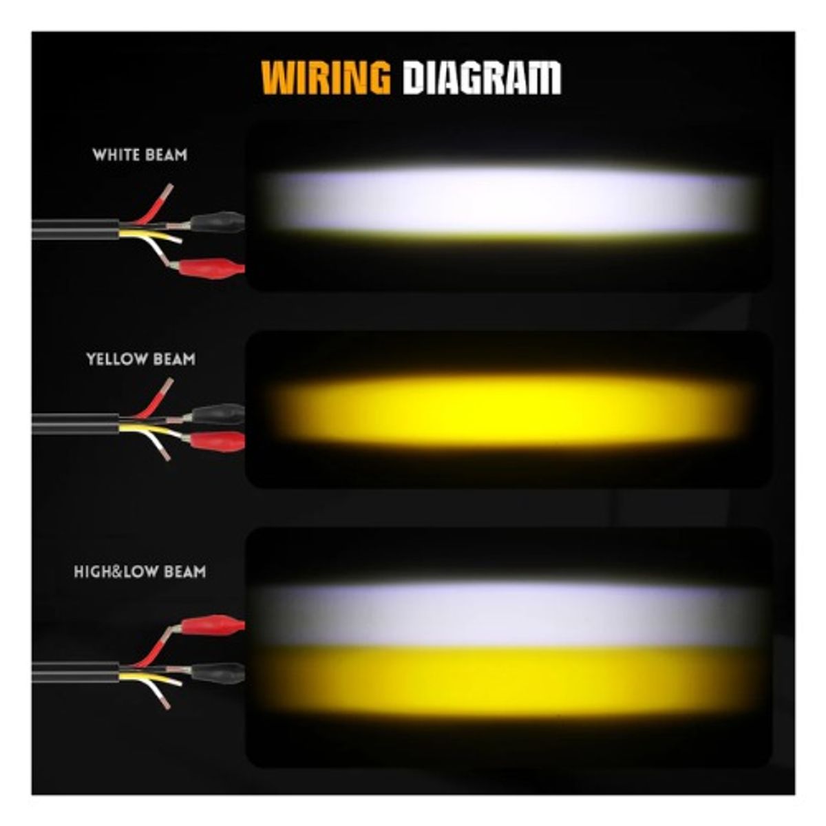 GENERICO - FARO DELANTERO MINI RECTANGULAR CON PROYECTOR ANTINIEBLA