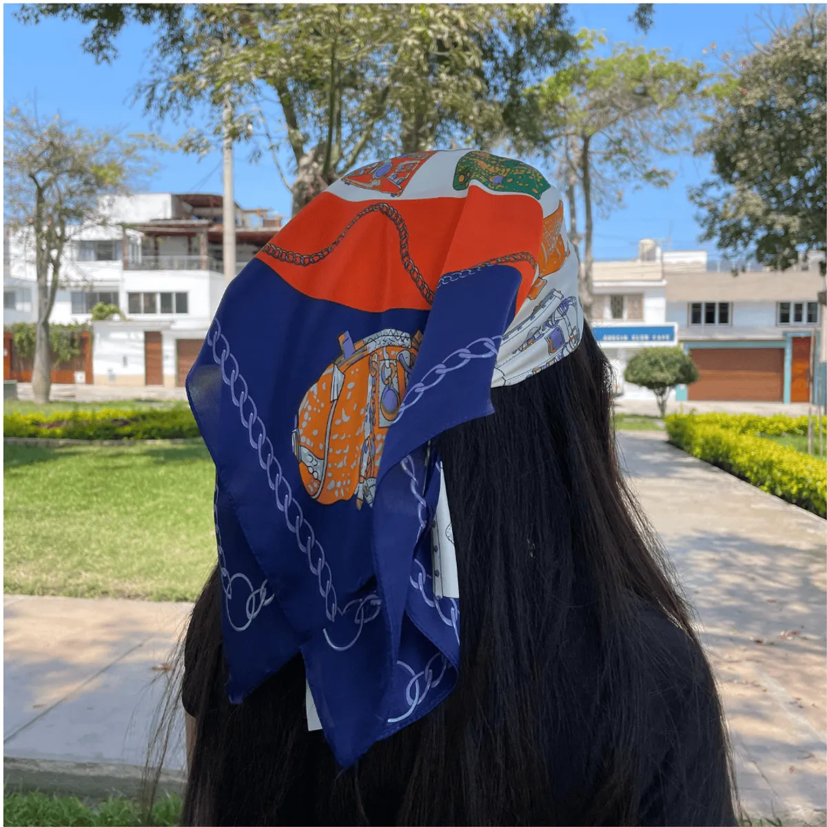 KAST PE - Pañoleta Bandana Pañuelo Zarela de 70x70cm