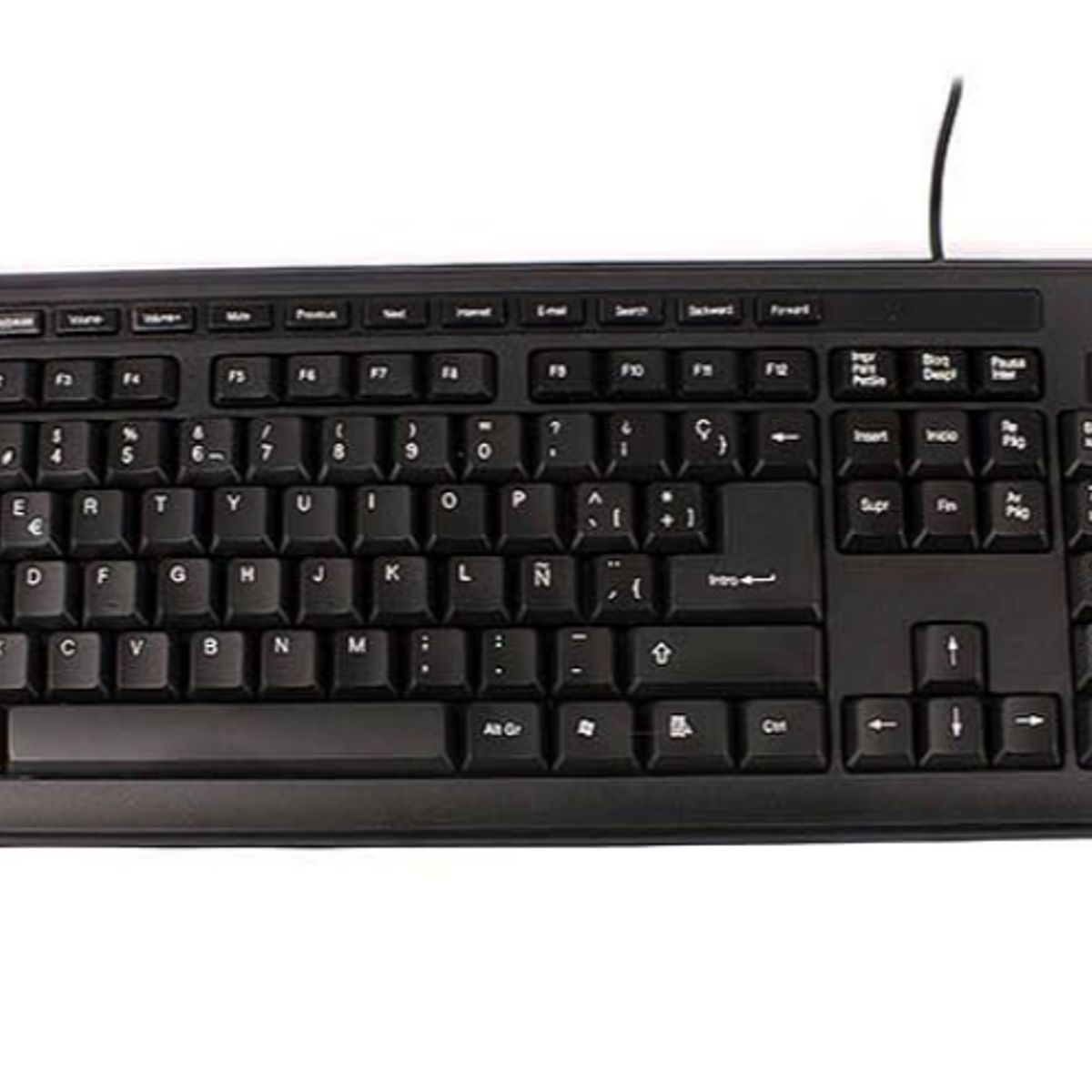 HALION - TECLADO MULTIMEDIA DE OFICINA HALION HA-K613 USB NEGRO