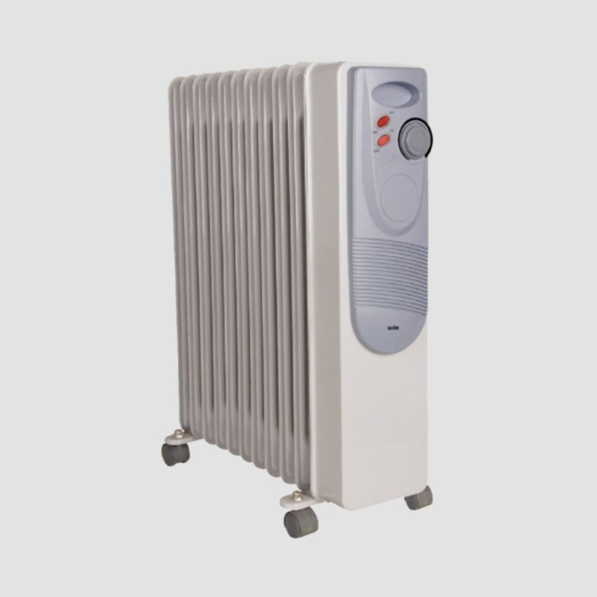 SOLE - Estufa de Aceite Eléctrica 11 celdas 2500 watts Blanco Sole SOLE2500