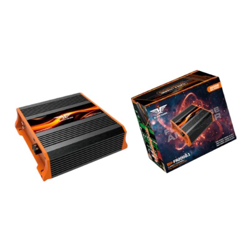 BLACK HAWK - Amplificador Full Rango 2000.1 Black Hawk