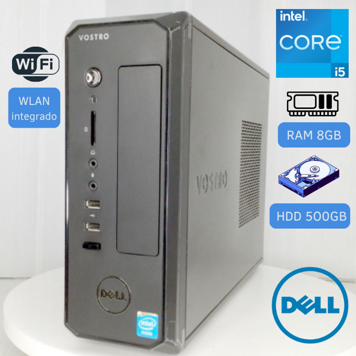 DELL - Computadora Dell Vostro D06S Intel Core I5, 500 GB HDD 8GB RAM