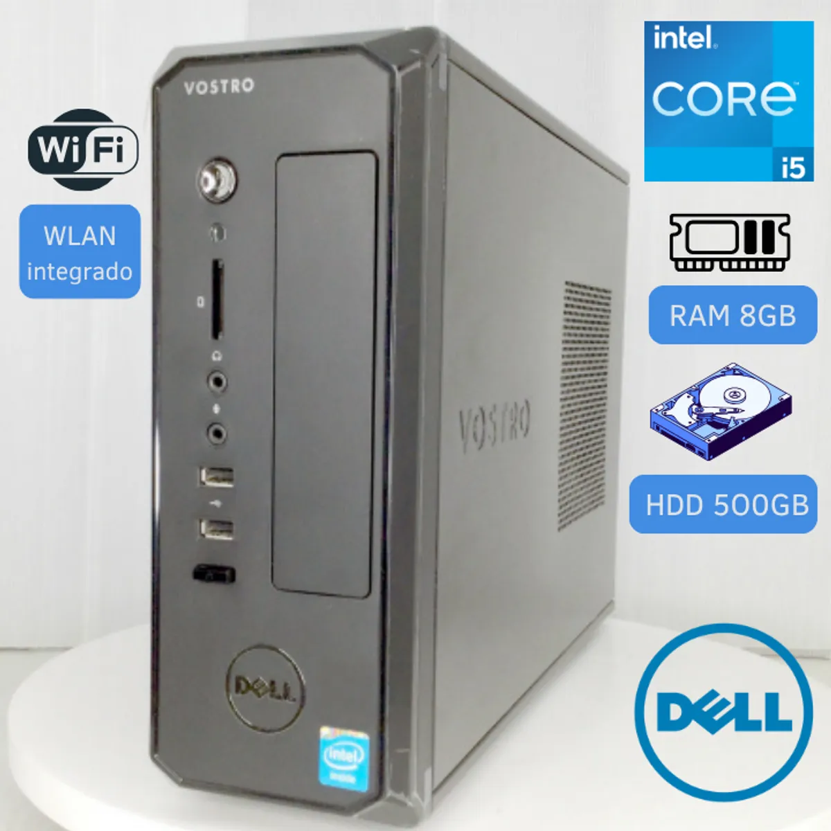 DELL - Computadora Dell Vostro D06S Intel Core I5, 500 GB HDD 8GB RAM
