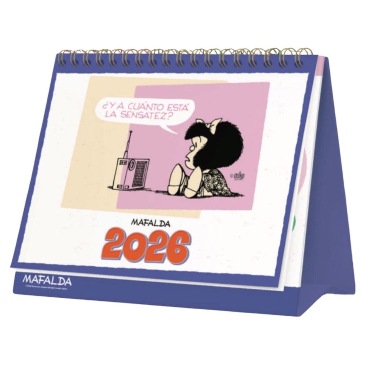 SANRIO - CALENDARIO 2026 ESCRITORIO MAFALDA + stickers
