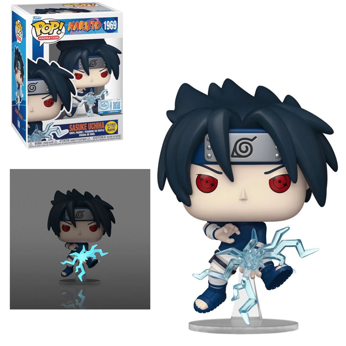 FUNKO - Funko Pop Naruto - Sasuke Uchiha Chidori exclusivo EE 1969