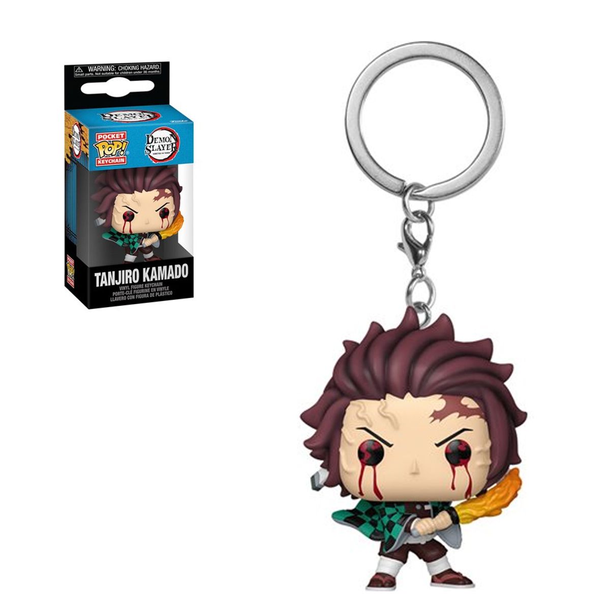 FUNKO - Funko Pop llavero Demon Slayer - Tanjiro Kamado respiracion solar