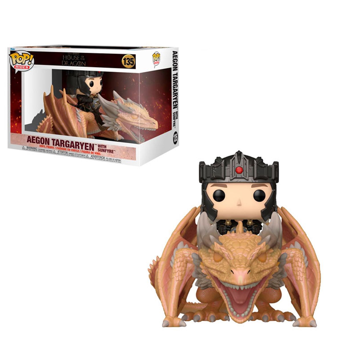 FUNKO - Funko Pop House of the Dragon - Aegon Targaryen Sunfire 135