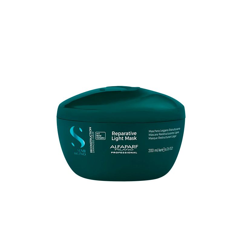 ALFAPARF MILANO - Alfaparf Semi Di Lino Mascarilla Reparative Light para Cabellos Finos y Procesados 200ml