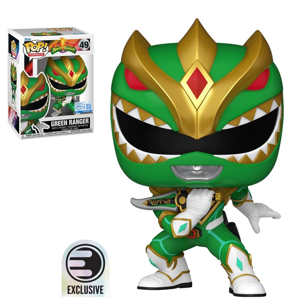 FUNKO - Funko Pop Power Rangers - Green Ranger exclusivo EE 49