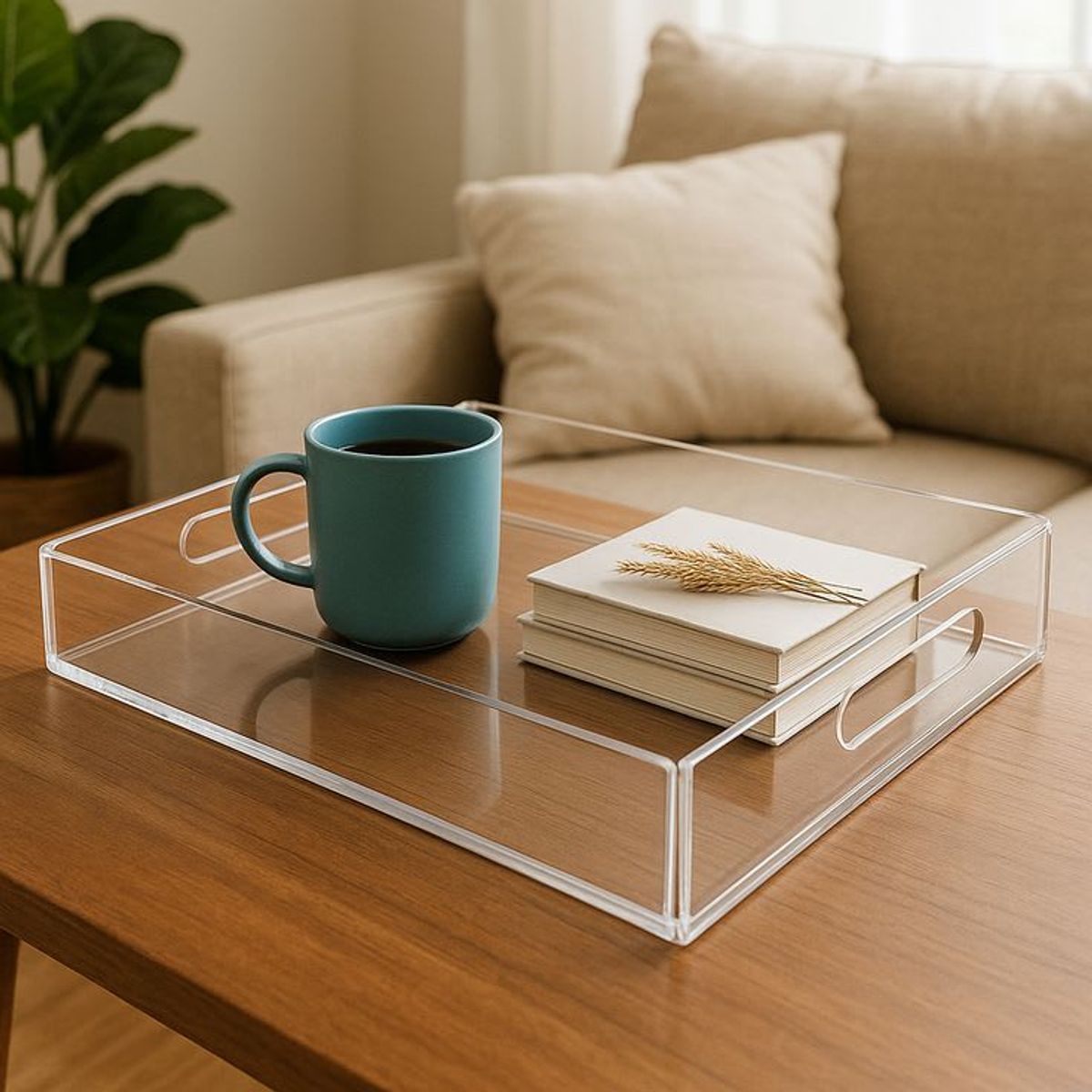 MAP DESIGN HOME - Azafate de Acrilico 30x20x05 cm