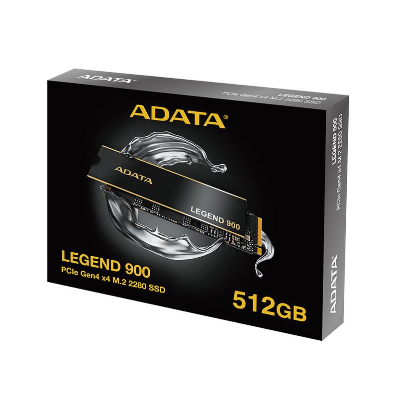 ADATA - Ssd M.2 Pcie 512Gb Adata Legend 900 - Alta Velocidad Y Rendimiento Para Tu Pc O Consola