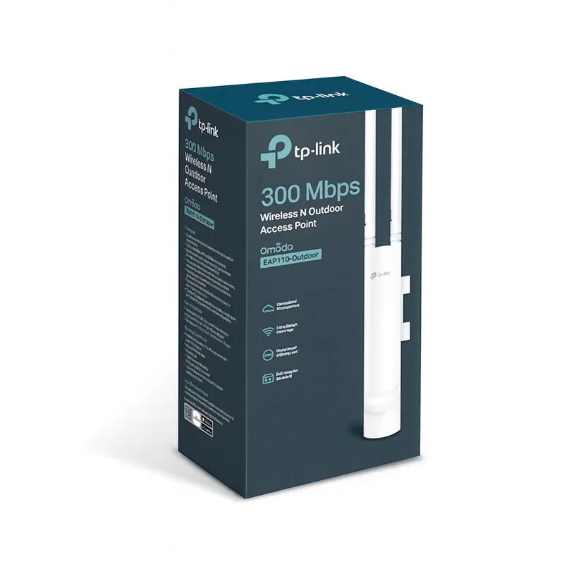 GENERICO - Access Point Tp-Link Eap110 Outdoor - Wifi De Alta Potencia Para Exteriores Poe Fácil In