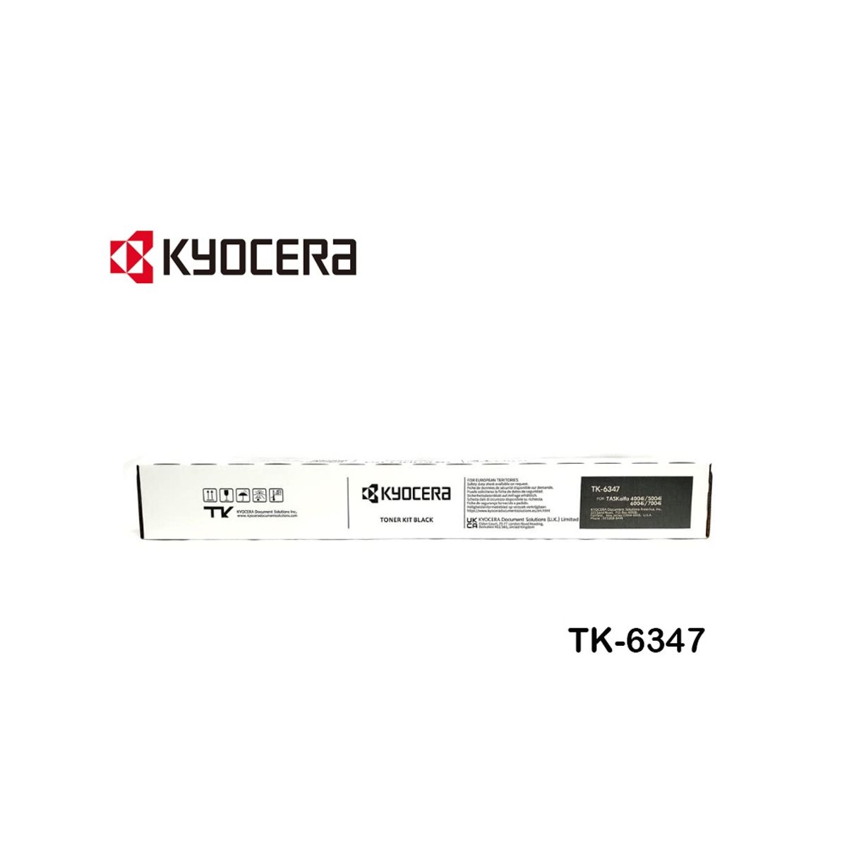 KYOCERA - Tóner Kyocera Tk-6347 Negro De Alta Capacidad, 40,000 Páginas, Ideal Para Impresoras Kyoce